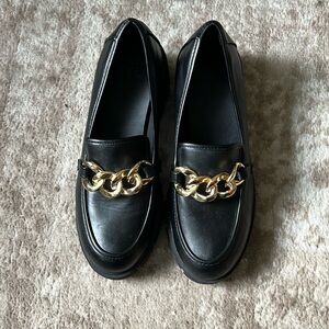 Lando Black Leather Loafer